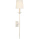 Julie Neill Catina LED 6.25 inch Plaster White Tail Sconce Wall Light, Large