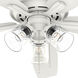 Dondra 60 inch Matte White with Light Oak/Fresh White Blades Ceiling Fan