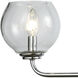 Emory 4 Light 38 inch Polished Chrome Vanity Light Wall Light