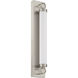 Eliza 4.5 inch Brushed Steel Wall Sconce Wall Light