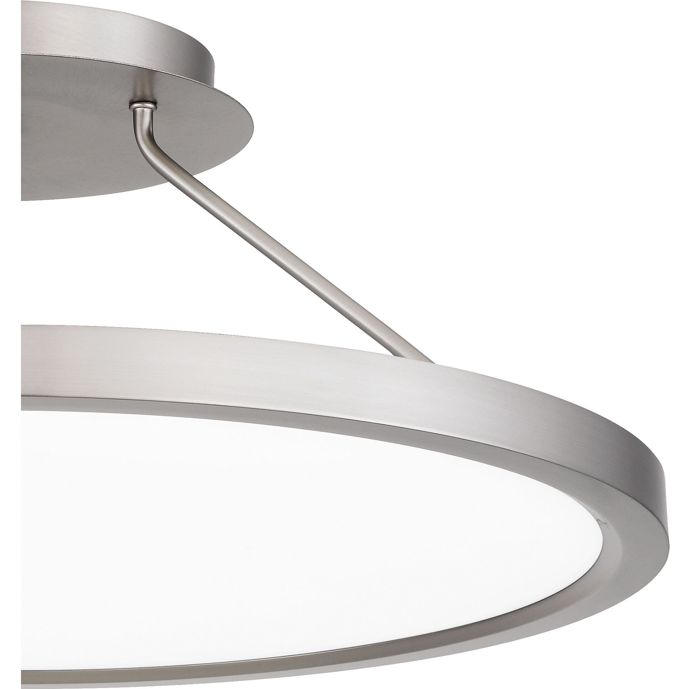 Outskirts LED 20 inch Brushed Nickel Semi-Flush Mount Ceiling Light