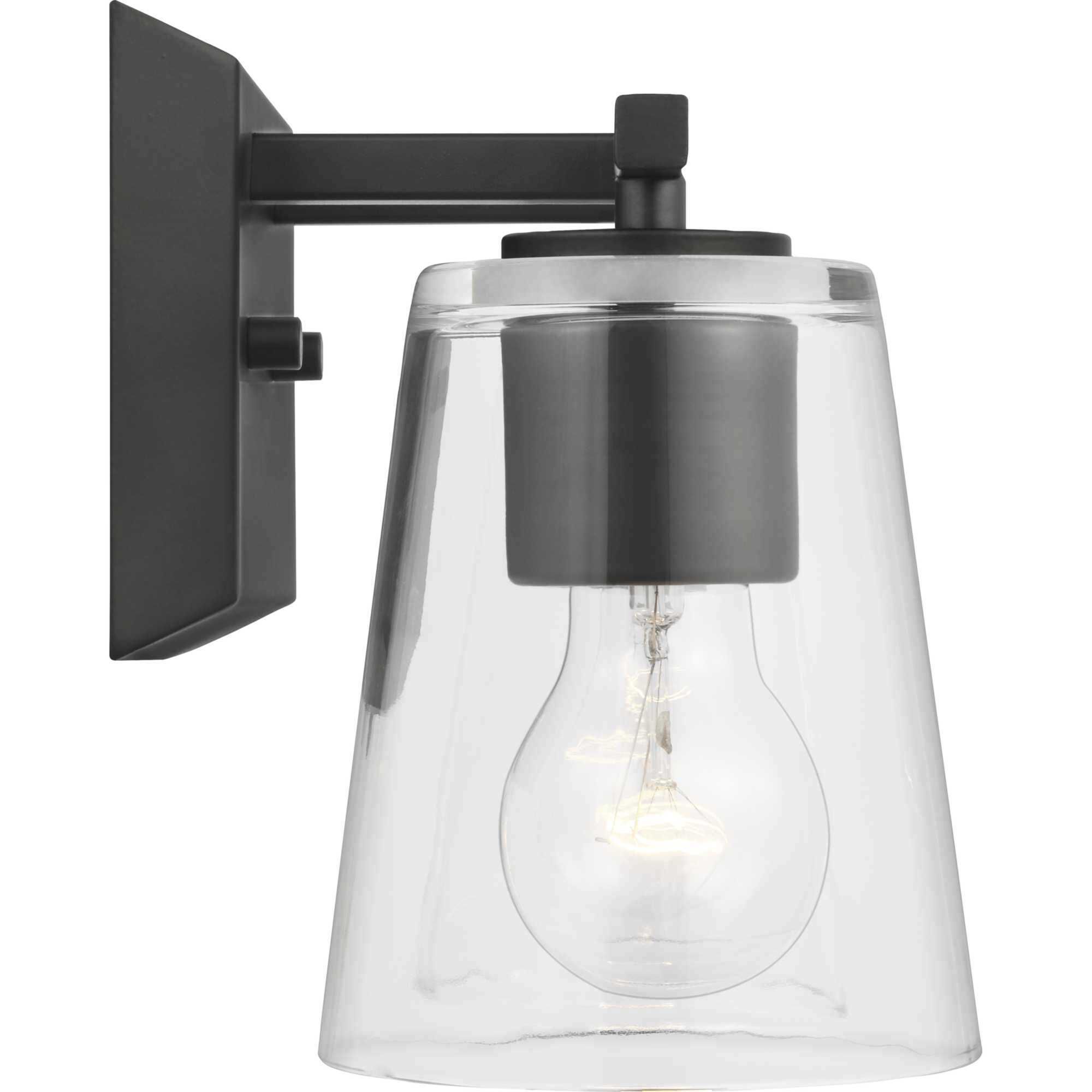 Vertex 2 Light 12.87 inch Matte Black Bath Light Wall Light