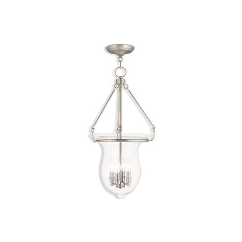 Canterbury 4 Light 14 inch Brushed Nickel Pendant Ceiling Light