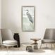 Majestic Blue Heron Neutral and Blue and Gray and Green Framed Art