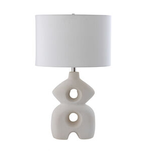 Neptune 26 inch 9 watt Dry White Table Lamp Portable Light