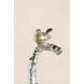 Anita 71 inch Shiny Gold Coat Hanger