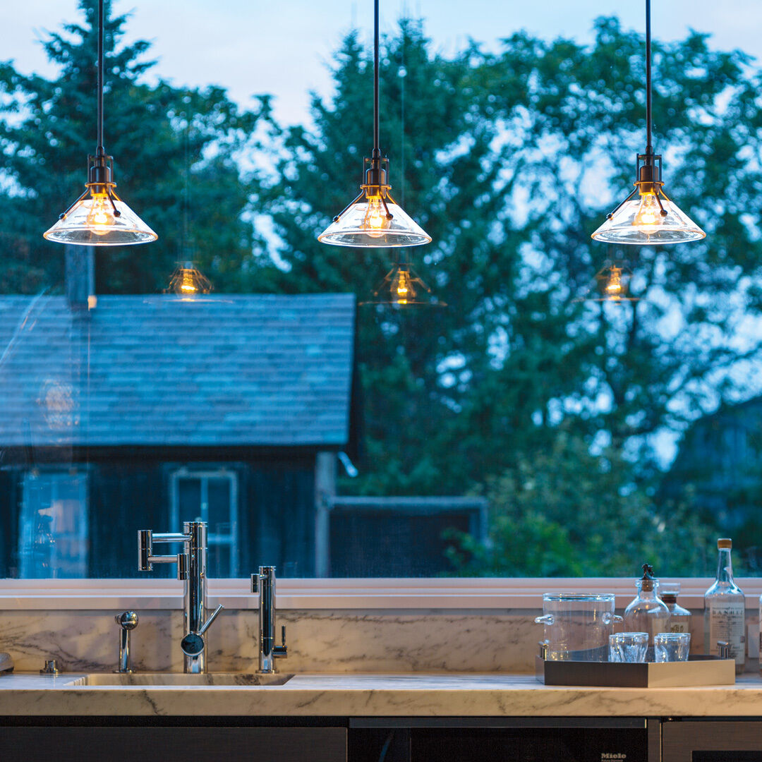 Henry 2 Light 9.2 inch Gold Mini Pendant Ceiling Light - Open Box