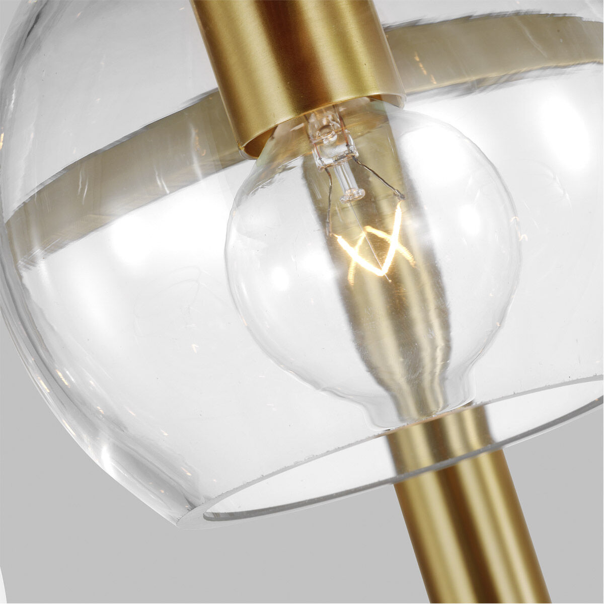 kate spade new york Londyn 24 Light 36.5 inch Burnished Brass with Clear Glass Chandelier Ceiling Light