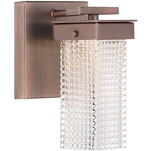 Dewberry Lane LED 5 inch Dark Brushed Bronze Bath Light Wall Light