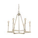 Reagan 6 Light 25 inch Washed Gold Chandelier Ceiling Light
