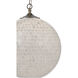 Finhorn 1 Light 15.75 inch Pearl/Antique Silver Leaf Pendant Ceiling Light