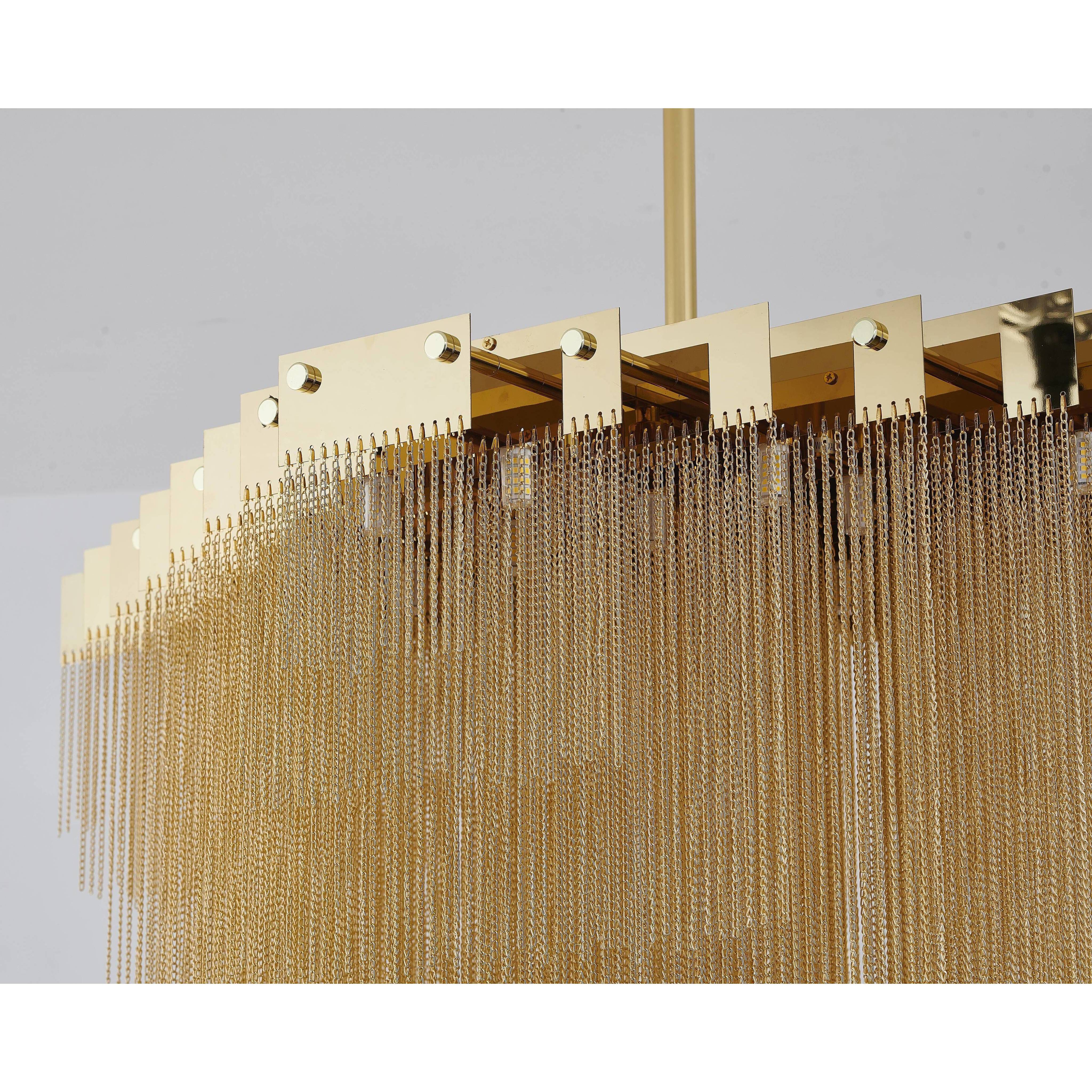 IMG Series 20 Light 23.6 inch Gold Chandelier Ceiling Light