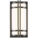 Skyscraper LED 12 inch Bronze Outdoor Wall Light in 3000K, 12in.