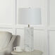Nyon 27.25 inch 100.00 watt Honed White Table Lamp Portable Light
