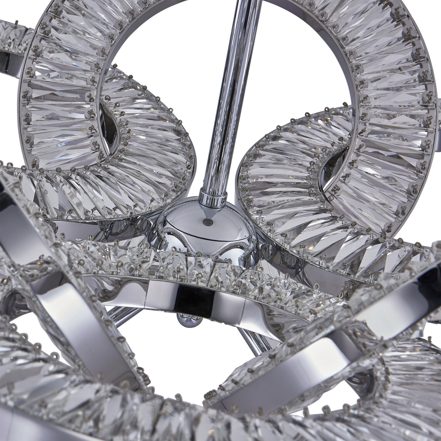 Rotondo 29.5 inch Polished Chrome Pendant Ceiling Light