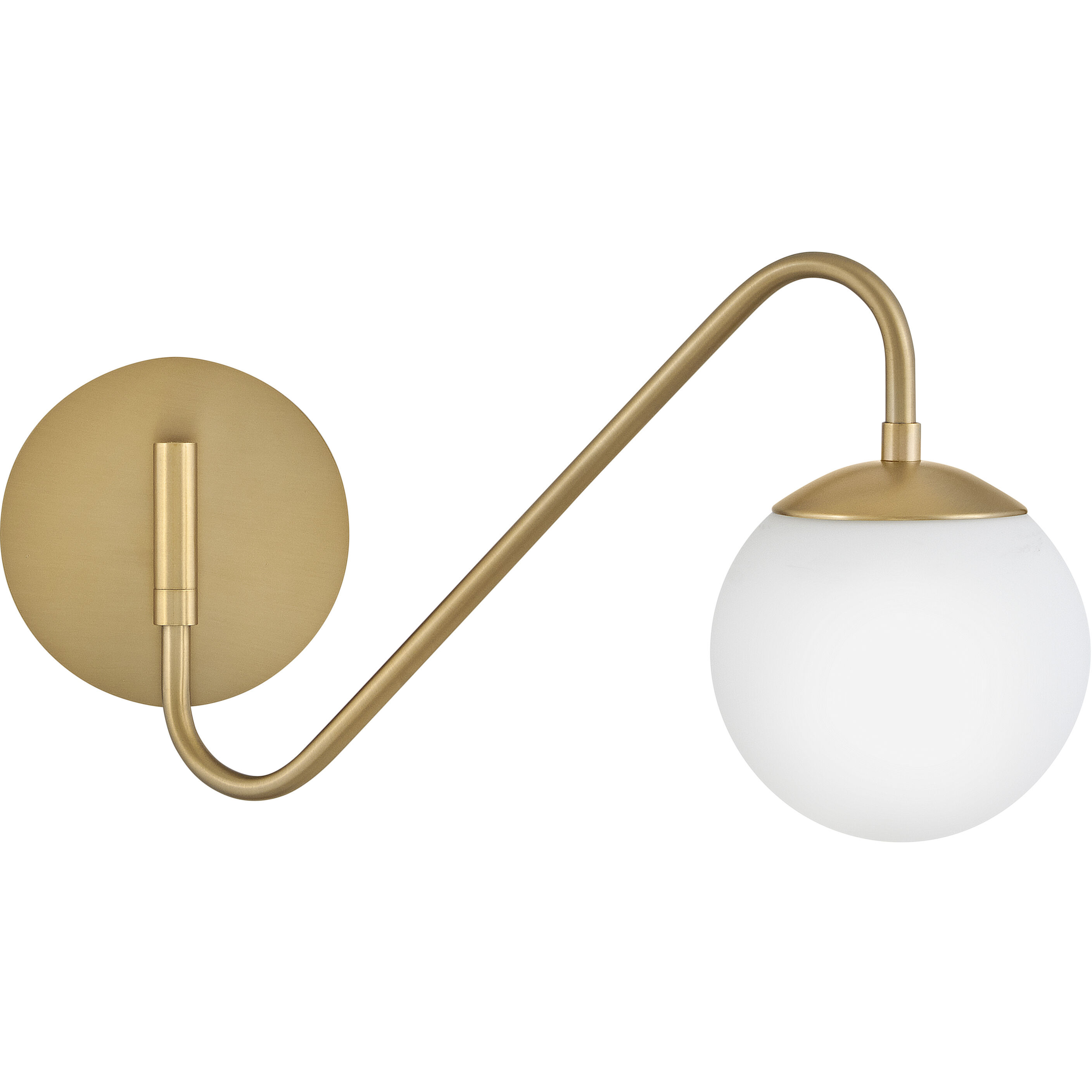 Dottie 1 Light 6 inch Lacquered Brass Sconce Wall Light