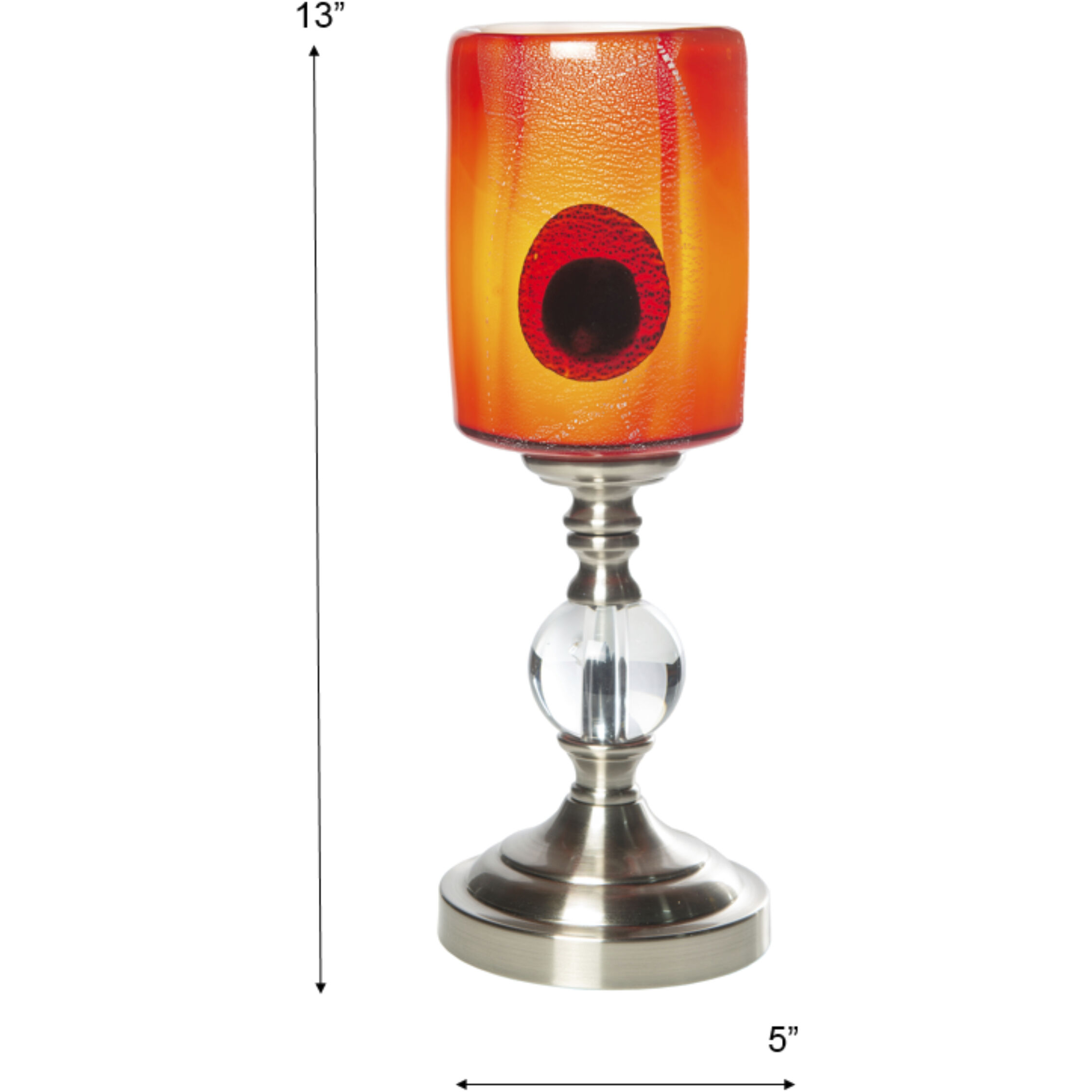 Filare 13 inch 60.00 watt Brushed Nickel Accent Lamp Portable Light