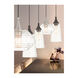 Art Glass 1 Light 8 inch English Bronze Mini Pendant Ceiling Light in Shiny Dark Gray