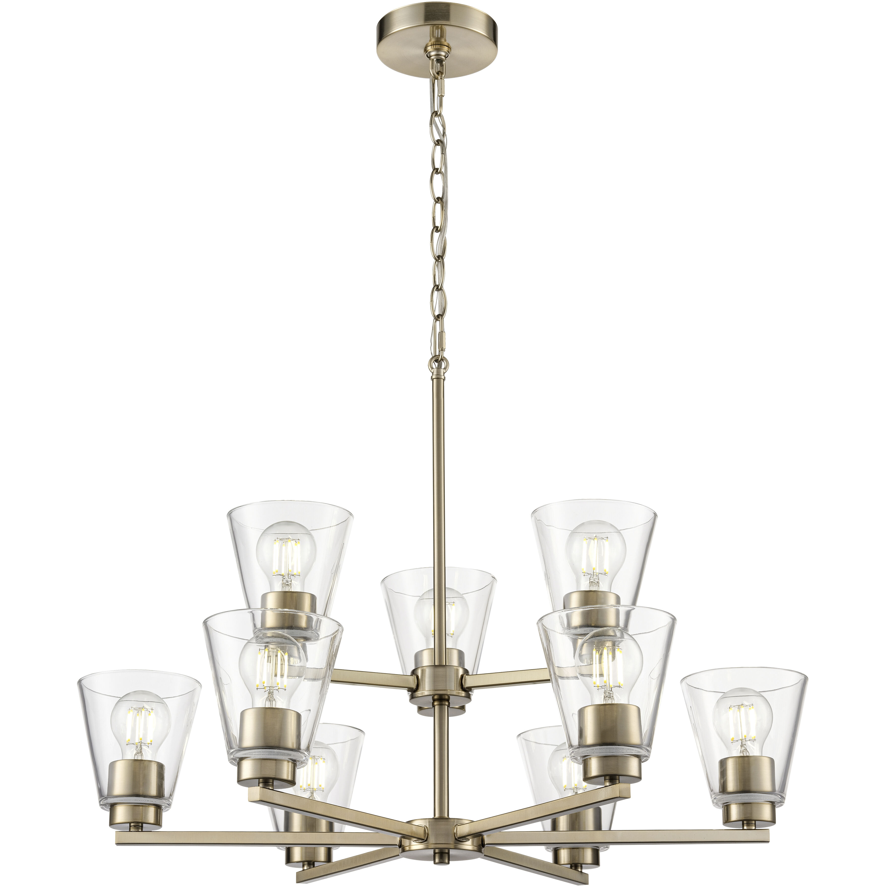 Strayhan 9 Light 28.50 inch Chandelier