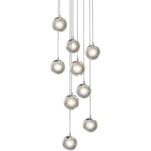 Champagne Bubbles LED 14 inch Polished Chrome Pendant Ceiling Light