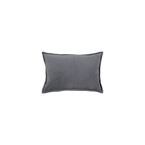 Cotton Velvet 19 X 19 inch Charcoal Pillow Kit in 13 x 19, Lumbar