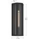 Berens 1 Light 20 inch Textured Black Outdoor Wall Light