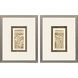 Vestige Metallic and Brown and Neutral Framed Art, The Studio