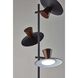 Elmore 67 inch 24.00 watt Black / Walnut Wood Tree Lamp Portable Light
