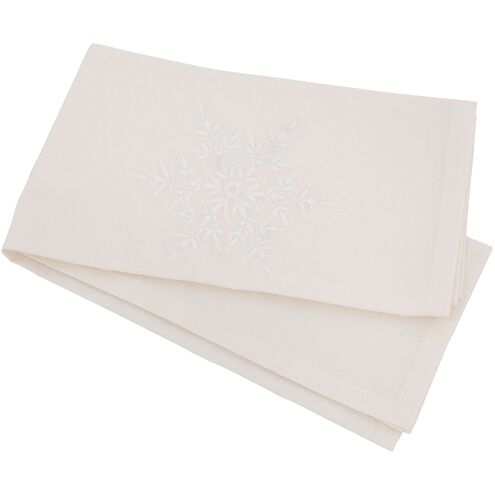 Snowflake White Napkin