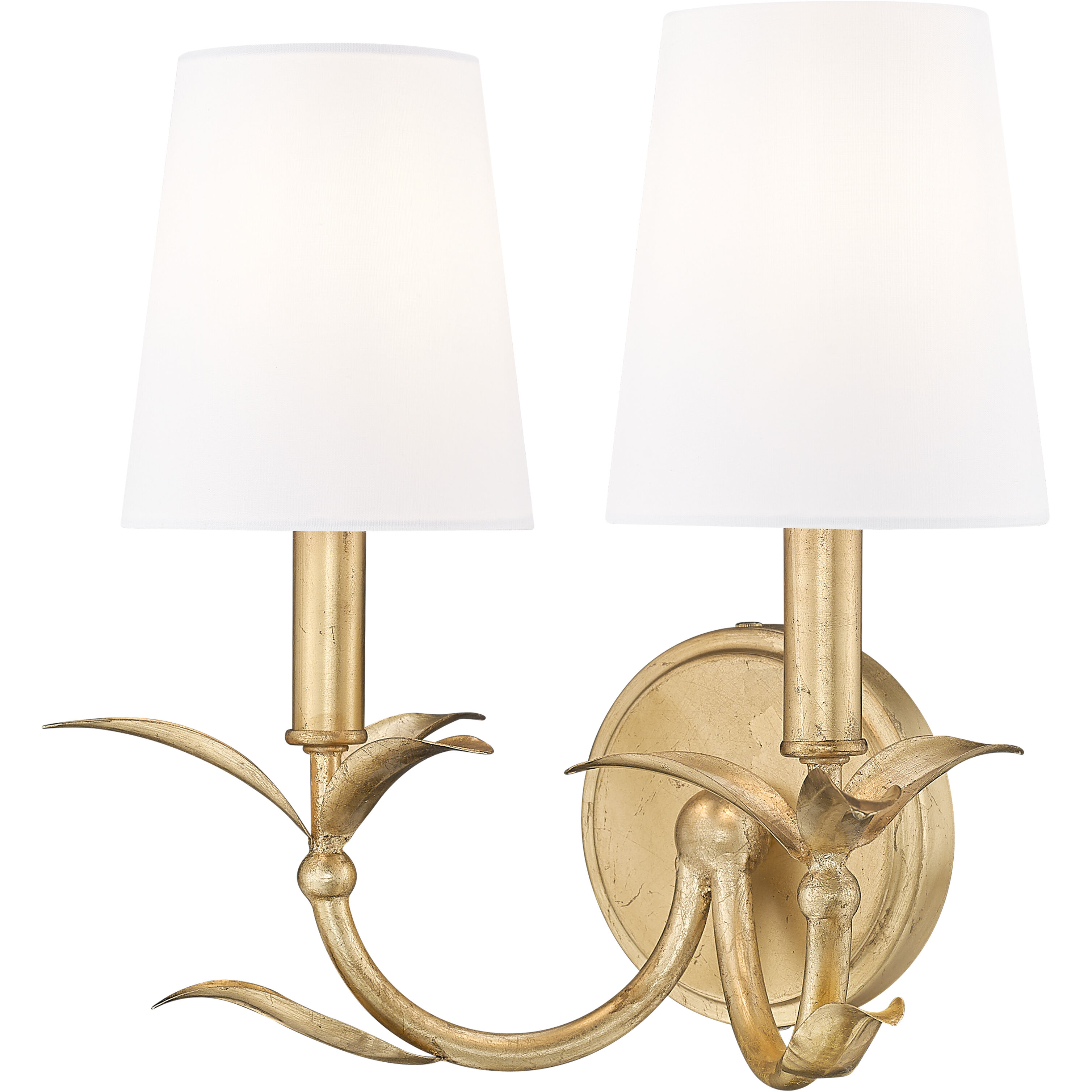 Aslin Wall Sconce Wall Light in Gold Leaf