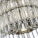 AERIN Rhine LED 34 inch Polished Nickel Three Tier Chandelier Ceiling Light