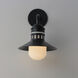 Admiralty 1 Light 14.5 inch Black Outdoor Wall Mount