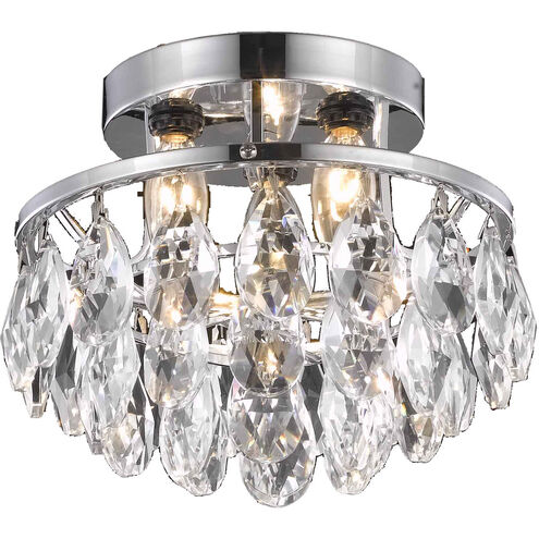 Clara 3 Light 10.00 inch Flush Mount