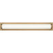 Weston LED 28 inch Satin Brass Vanity Light Wall Light