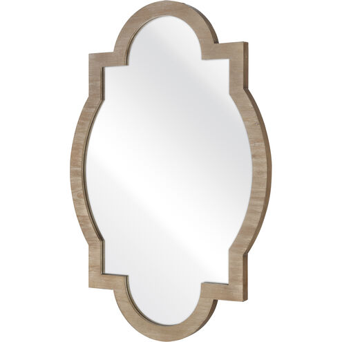 Ogee 45 X 30 inch Wood Tone with Clear Wall Mirror