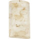 Alabaster Rocks Wall Sconce Wall Light in Incandescent, Cylinder