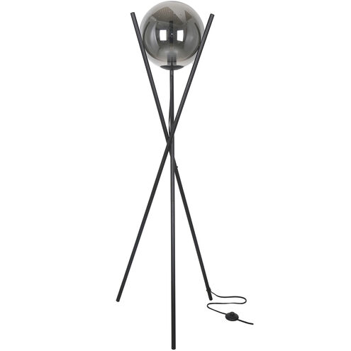 Pamela 59.75 inch 40.00 watt Matte Black Decorative Floor Lamp Portable Light