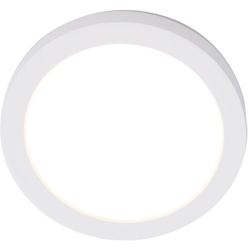 Round LED 5.25 inch White Flush Mount Ceiling Light in 3500K