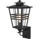 Macon 1 Light 19.5 inch Black Outdoor Wall Sconce