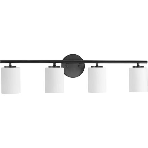 Replay 4 Light 31.13 inch Black Bath Vanity Wall Light