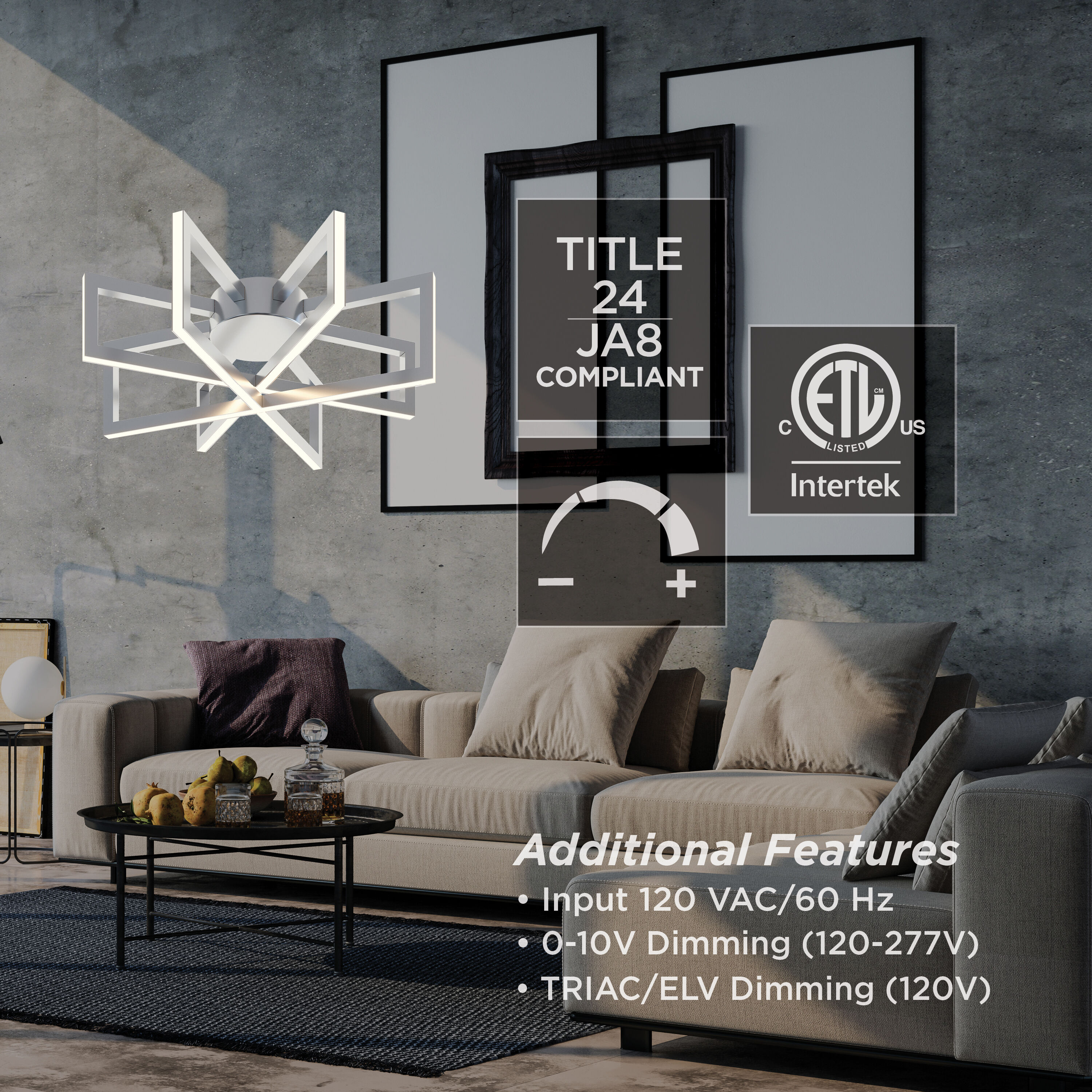 Cass LED 13 inch Satin Nickel Flush Mount Ceiling Light