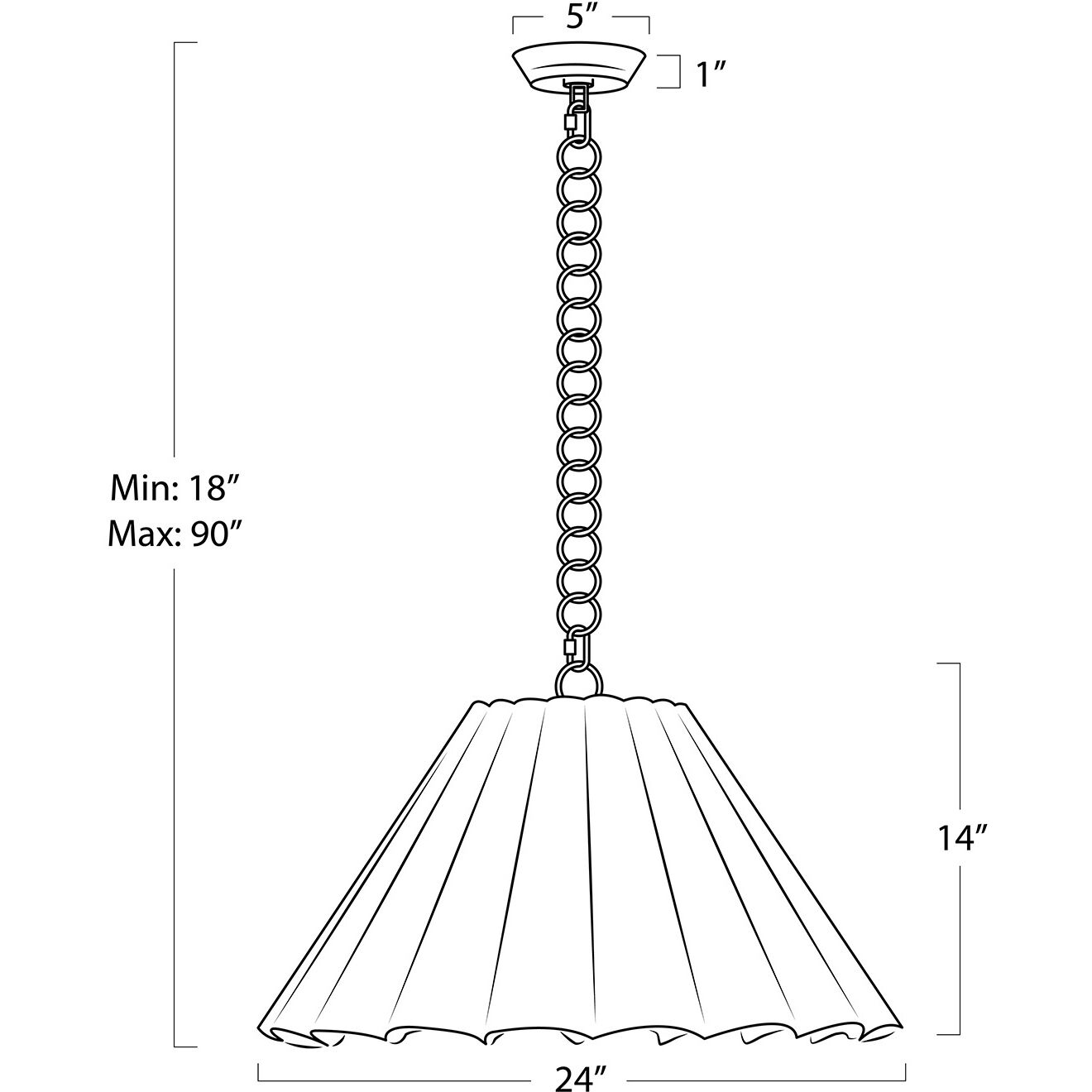 Allison 3 Light 24 inch Natural Brass Pendant Ceiling Light, Large