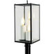Back Bay 3 Light 23.25 inch Matte Black Outdoor Post Light