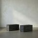 Berlin 9 X 4.5 inch Black Marble Box, Set of 2