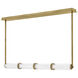 Cy LED 49.5 inch Lacquered Brass Chandelier Ceiling Light