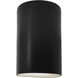 Ambiance 1 Light 5.75 inch Carbon Matte Black ADA Wall Sconce Wall Light