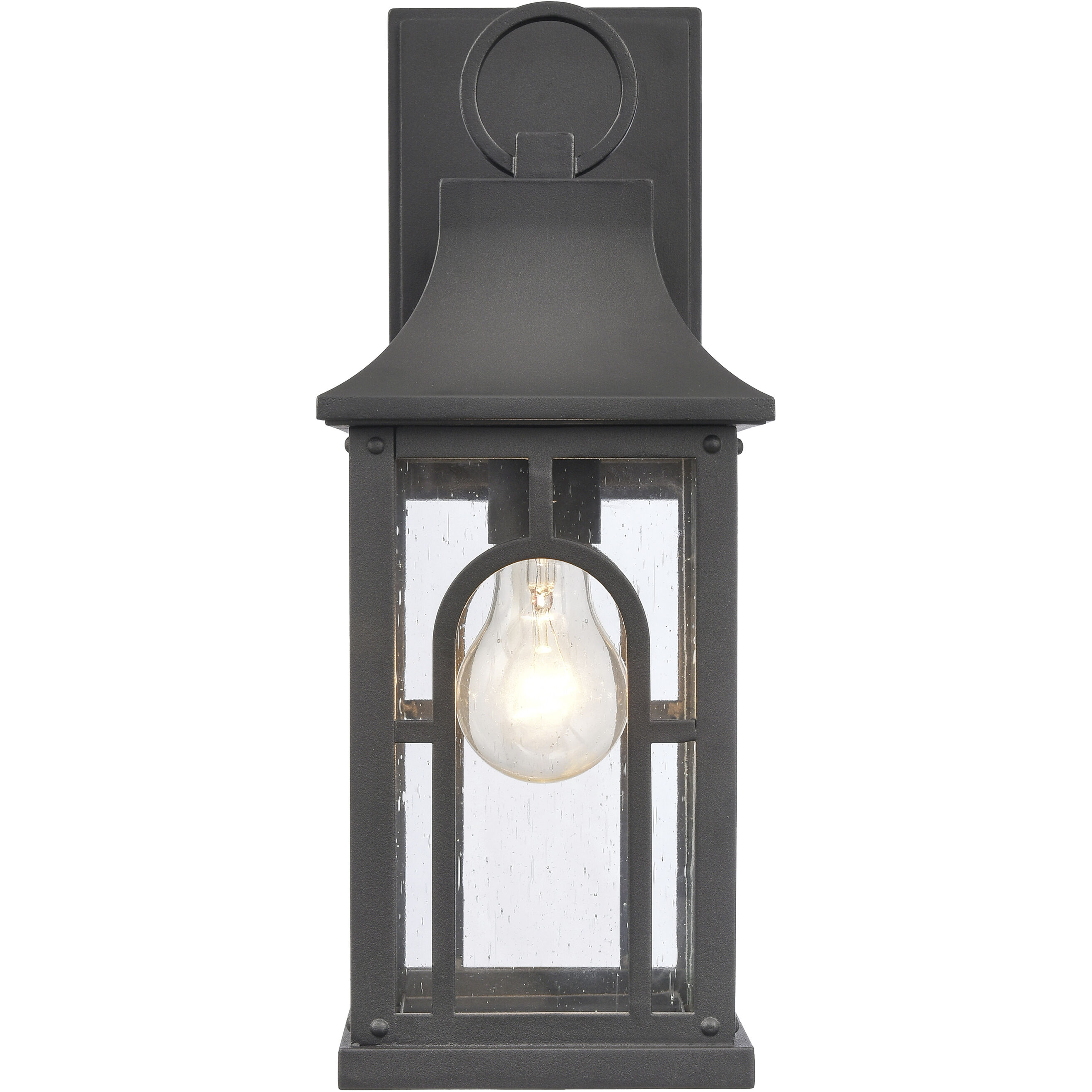 Triumph 1 Light 14.5 inch Textured Black Outdoor Wall Sconce