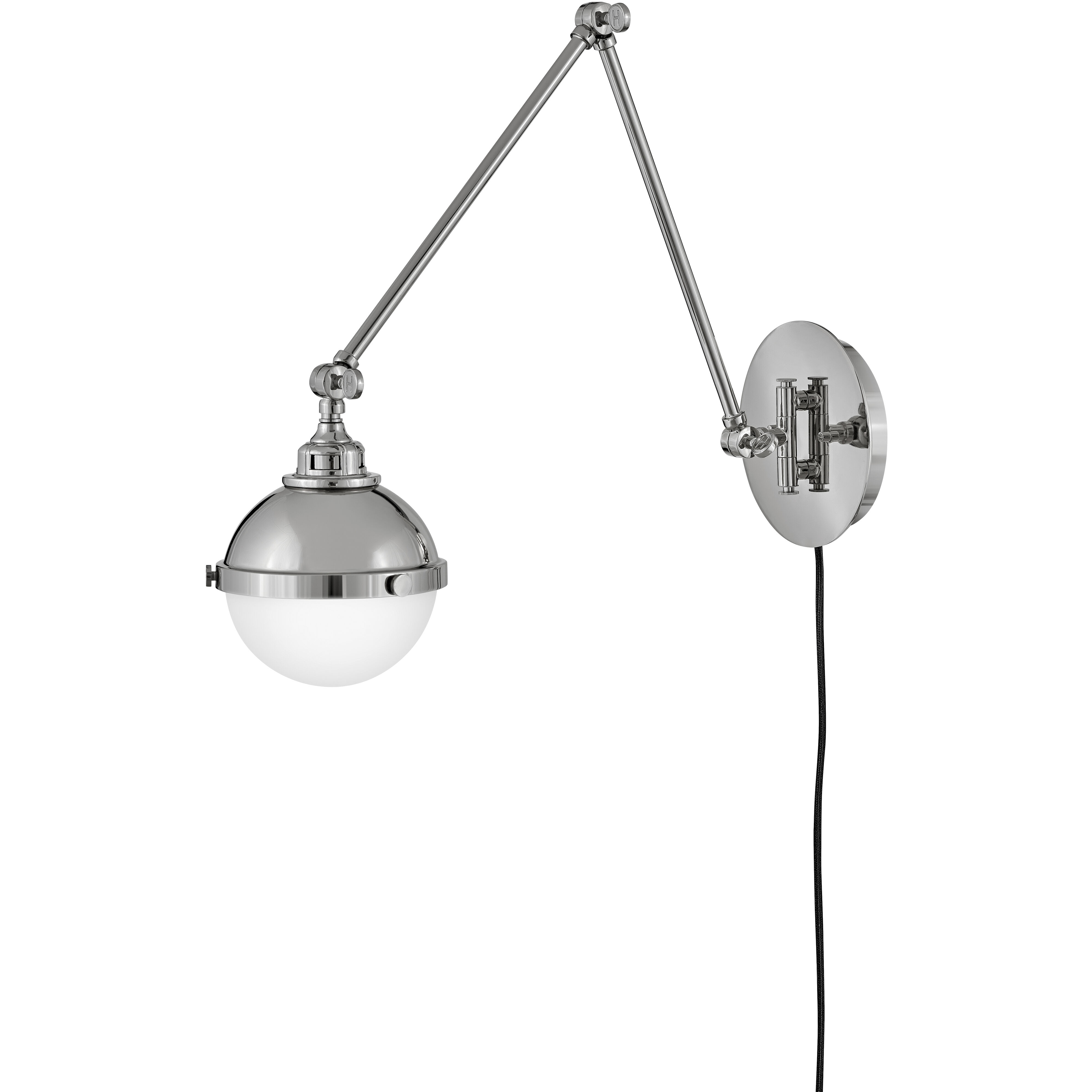 Fletcher 1 Light 7 inch Polished Nickel Indoor Wall Sconce Wall Light