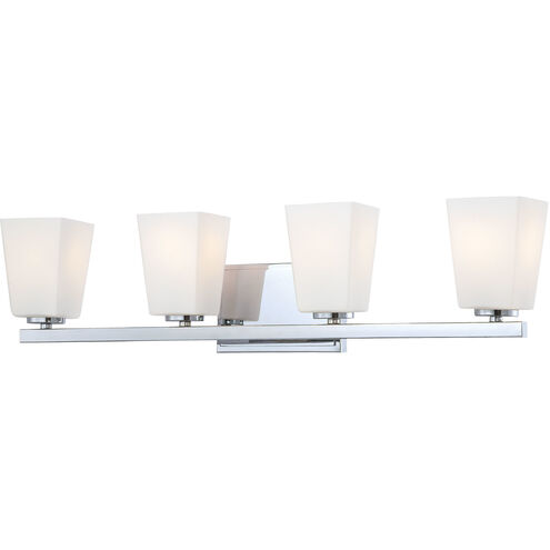 City Square 4 Light 29 inch Chrome Bath Light Wall Light