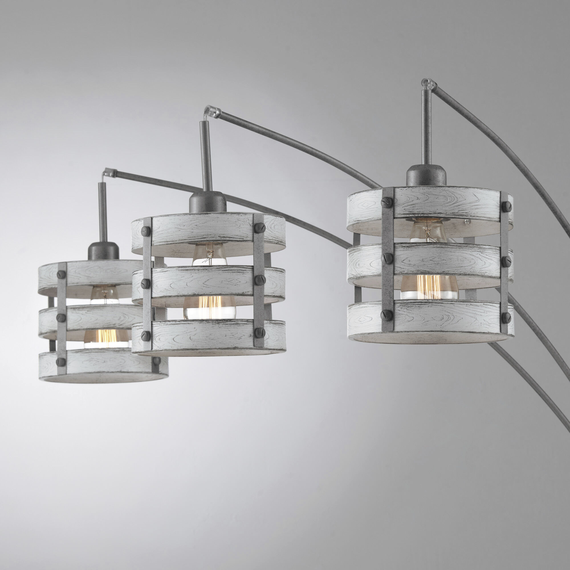 Balta 88 inch 60.00 watt White Wash Arc Lamp Portable Light